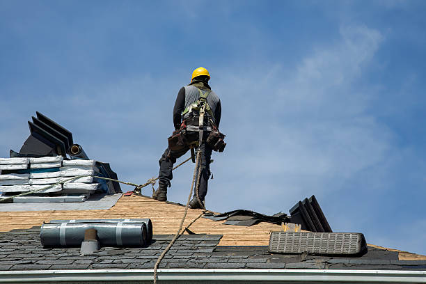 Professional Roof Replacement technician working in Good Hope, IL